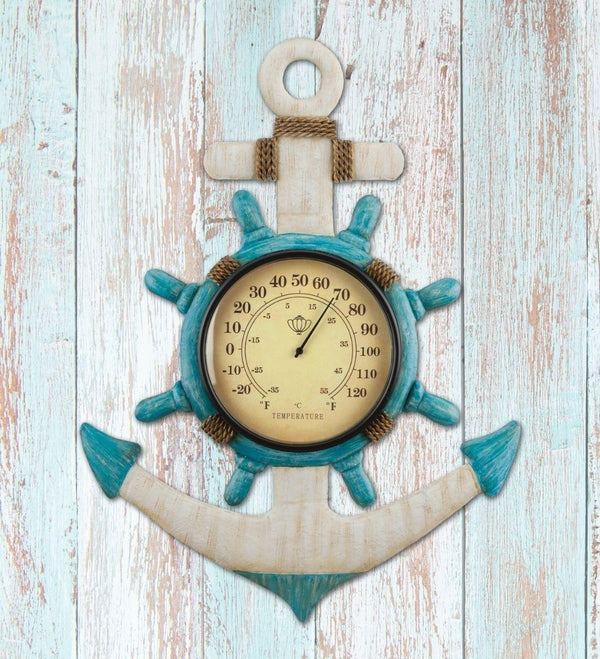 18" Thermometer Anchor Wall Decor 2