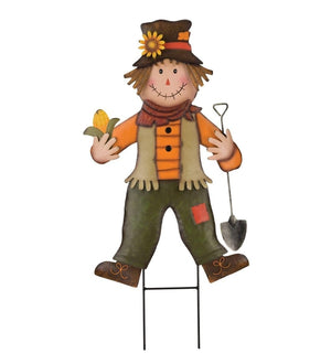 29" Metal Scarecrow Shovel Stake 2