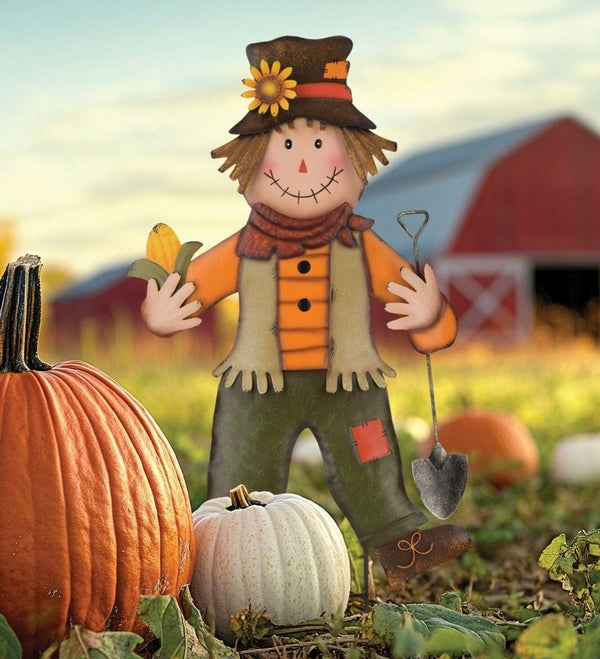 29" Metal Scarecrow Shovel Stake 3