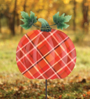 5" Orange Pumpkin Regal Art & Gift Fall Pick 3