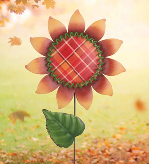 6" Multi Sunflower Regal Art & Gift Plant Pick 3