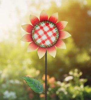 36" White Sunflower Regal Art & Gift Stake 3
