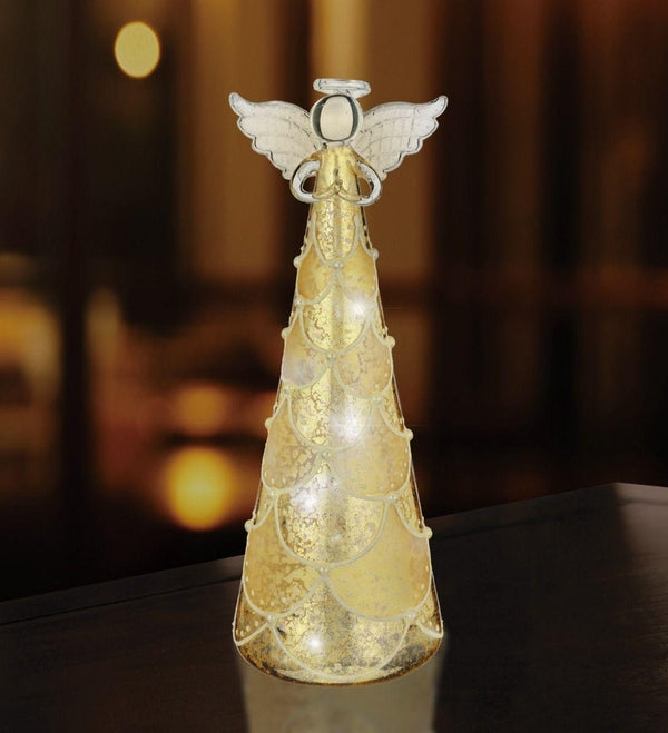 8.75" LED Frost Pearle Angel Decor 2