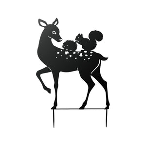 31.75" Silhouette Doe Garden Stake 1