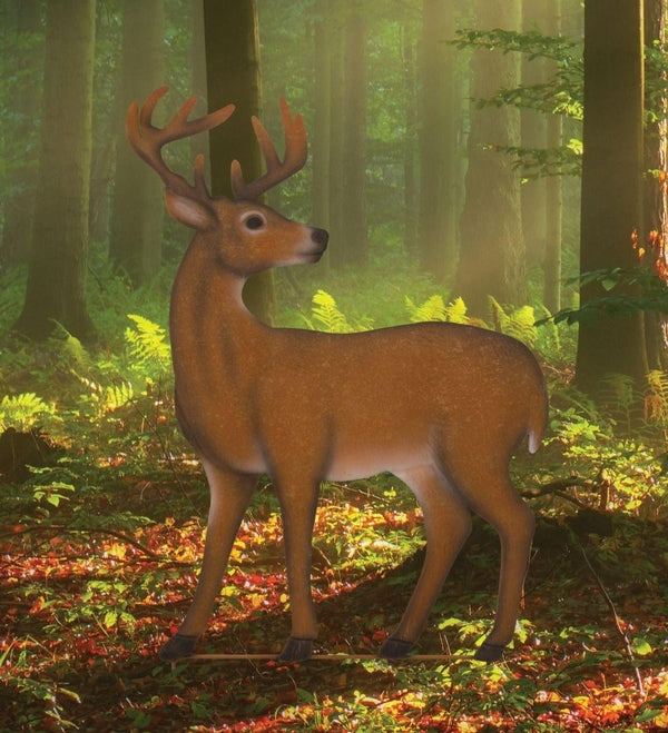 35" Brown Deer Stake/Wall Décor 3