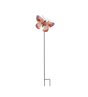 9.25" Pink Butterfly Stake/Wall Decor 2