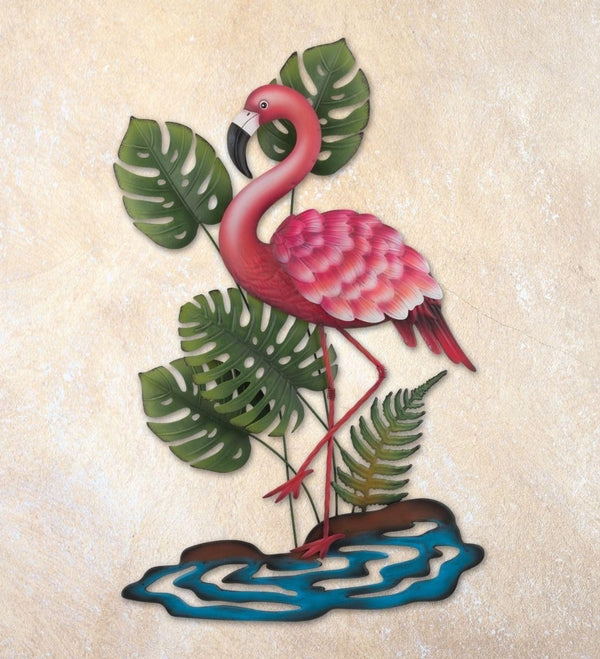 32" Flamingo Wall Decor 2