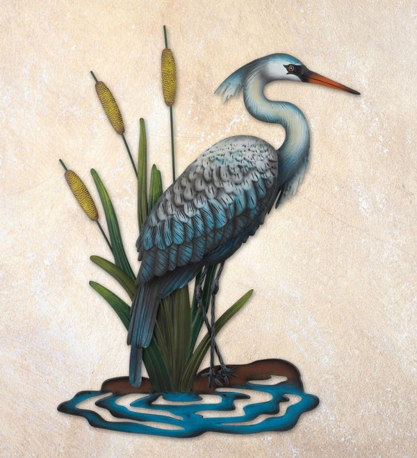 24.25" Heron Wall Decor 2