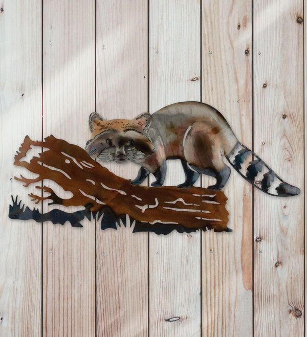 19.5" Metallic Raccoon Wall Décor 2
