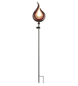 48" Filigree Swirl LED Solar Stake 2