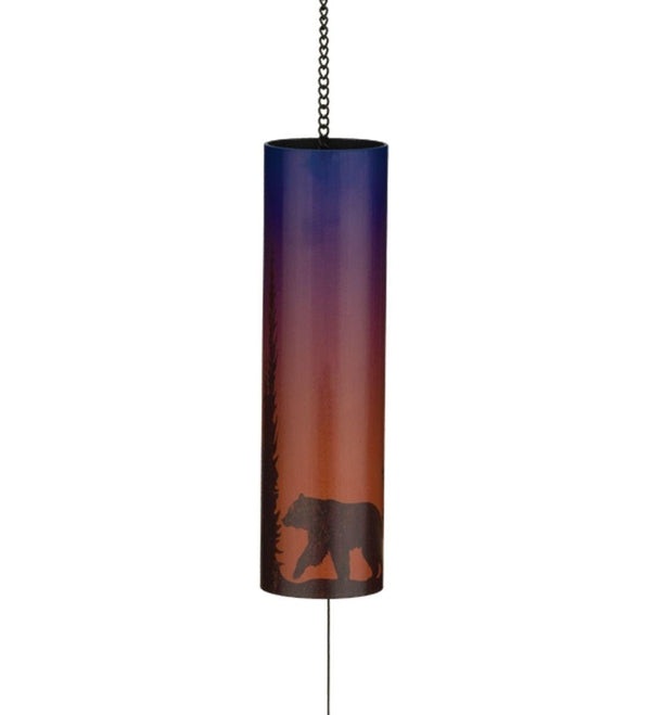 2" Steel Bear Night Sky Wind Bell 2