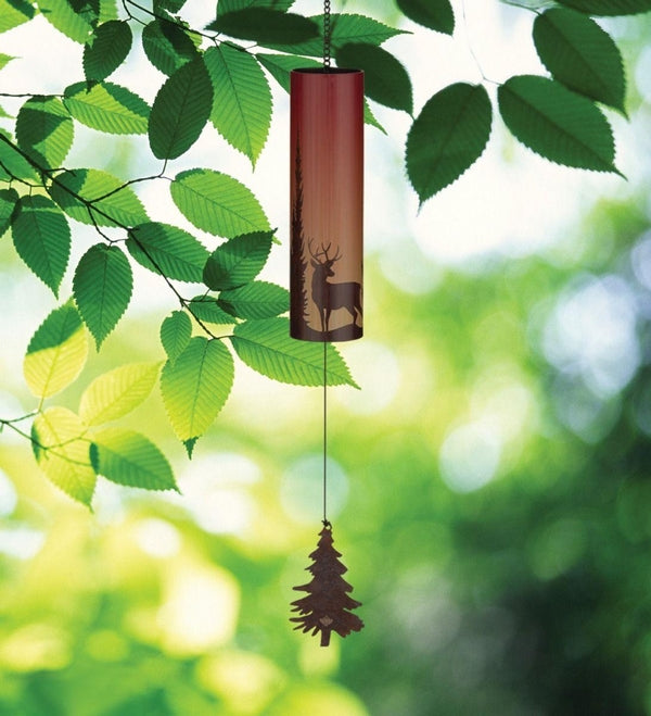 2" Steel Deer Night Sky Wind Bell 3