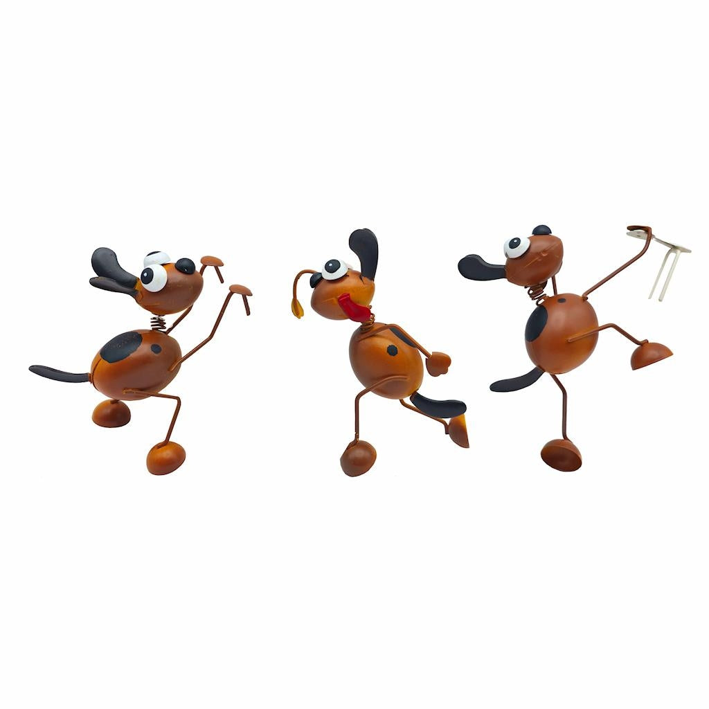 8.5" Pot Hugger Dog Décor (Set of 3) 1