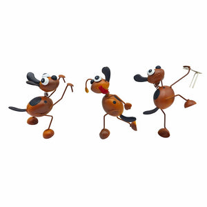 8.5" Pot Hugger Dog Décor (Set of 3) 1