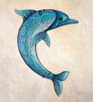20.5" Seablue Dolphin Wall Decor 2