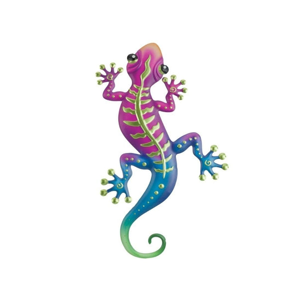 18" Stripe Green Gecko Decor 1