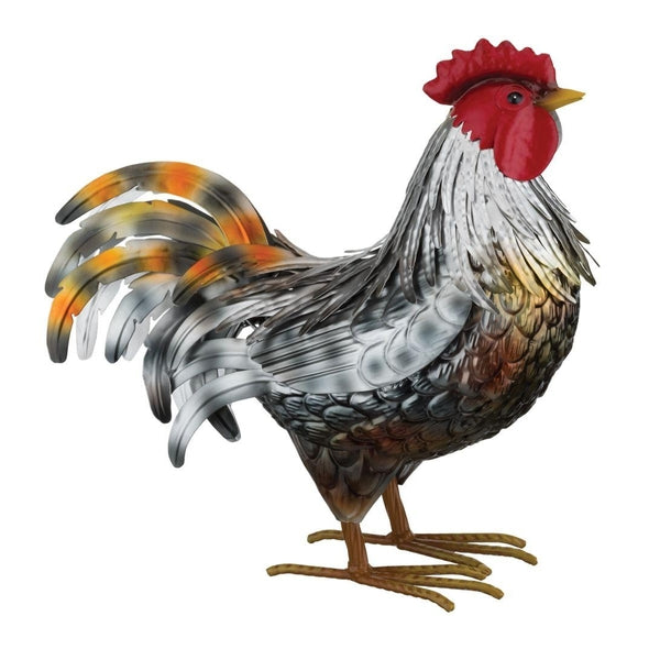 13.75" Leghorn Rooster White SM Decor 1