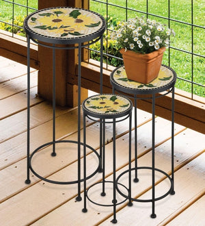 28" Tall Sunflower Plant Stand (Set of 3) 2