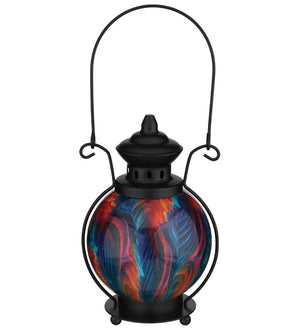 14.5" Multicolor Swirl LED Light Lantern 2