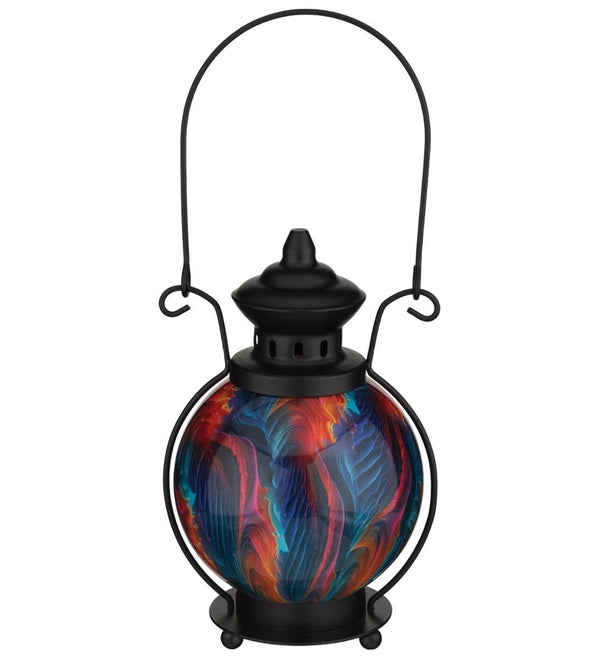 14.5" Multicolor Swirl LED Light Lantern 2