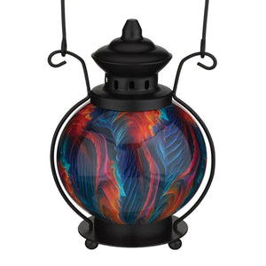 14.5" Multicolor Swirl LED Light Lantern 1