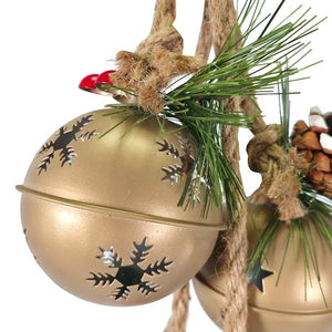 21.5" Gold Bells Ornament 2