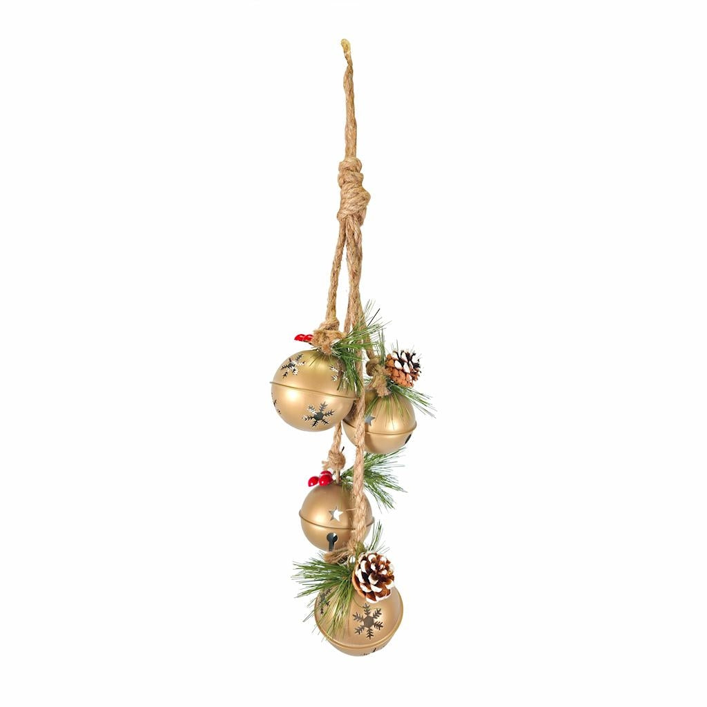 21.5" Gold Bells Ornament 1