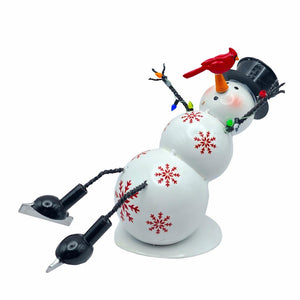 9" White Slippery Slide Snowbies Decor 1