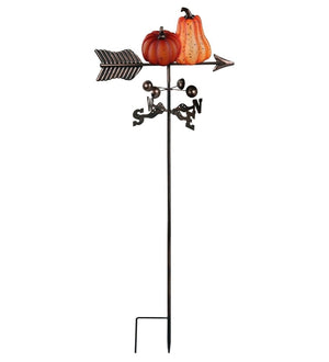 42" Metal Pumpkin Weathervane Stake 2