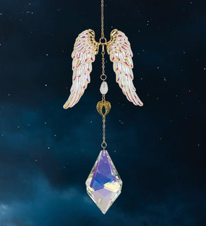 19.5" Diamond Daydream Angel Ornament 3
