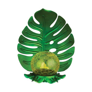10" Green Leaf Solar Decor 1