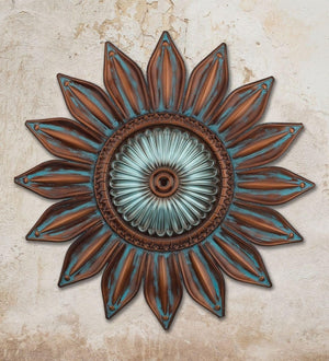 30" Bronze Flower Wall Décor 3