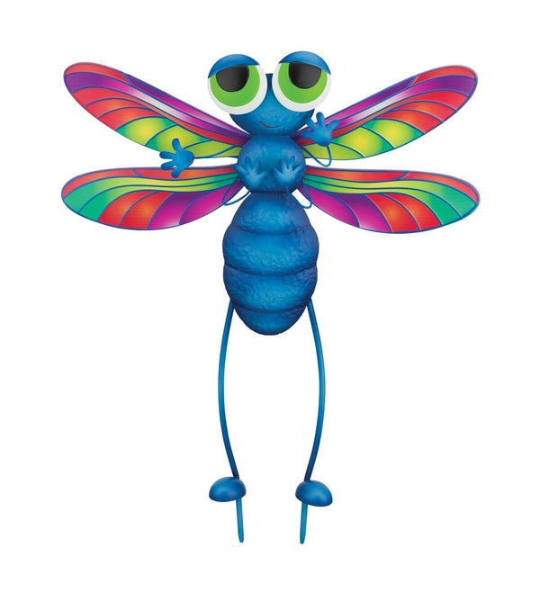 28" Hand Painted Dragonfly Garden Stake 2