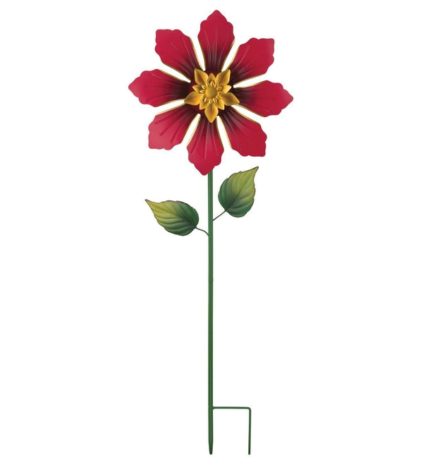 12.75" Red Flower Regal Art & Gift Spinner Stake 2