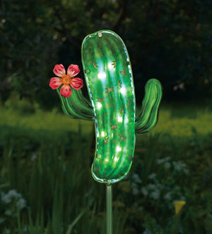 35.5" Saguaro Cactus Solar Stake 3