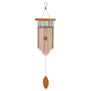 28.5" Bronze Oval Wood/Metal Kyoto Chime 1