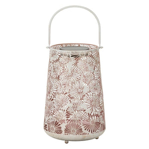 12.75" Pink Pastel Shadow Solar Lantern 1