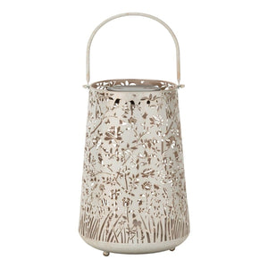 12.75" White Pastel Shadow Solar Lantern 1