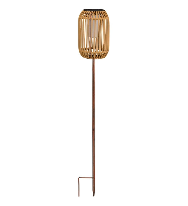 30.75" Wicker Cylinder Solar Stake 2