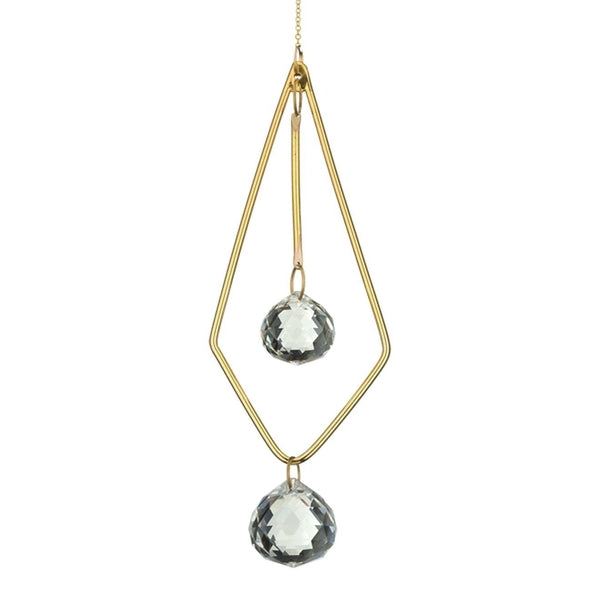 2.5" Bronze Celestial Diamond Ornament 1