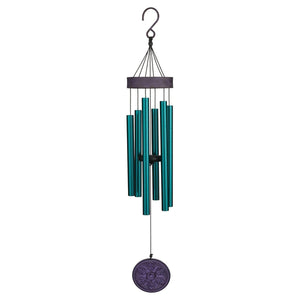 32.5" Purple Aluminum/Metal/Resin Medallion Chime 1