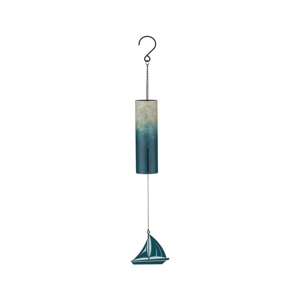 2" Metal Sail Boat Shoreline Wind Bell 1