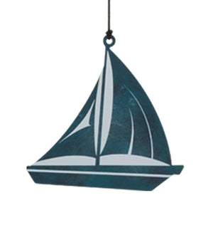 4" Metal Sail Boat Shoreline Wind Bell 2