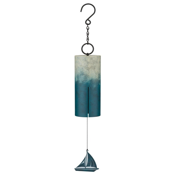 4" Metal Sail Boat Shoreline Wind Bell 1