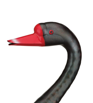 18" Black Swan Decor 2