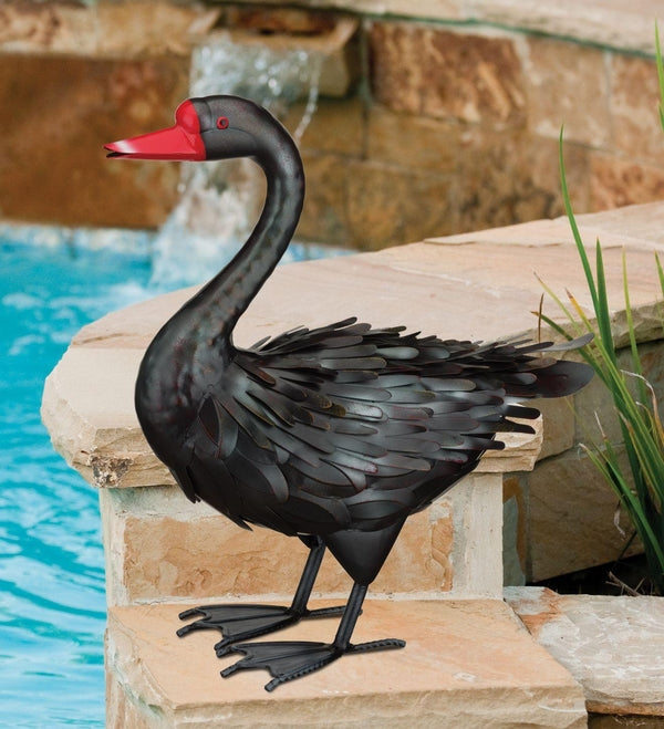 18" Black Swan Decor 3