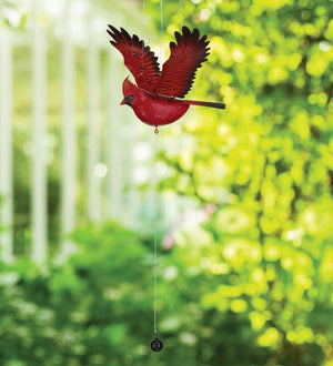17" Flying Cardinal Bird Mobile 3