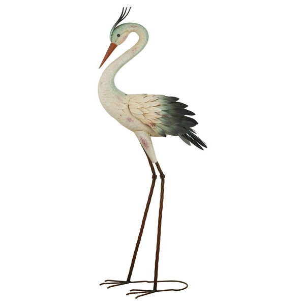 16.75" Grey Down Crane Decor 1