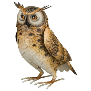 14" Long Eared Owl Decor 1