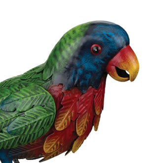 13" Rainbow Loirkeet Parrot on Swing Decor 2
